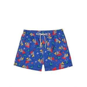 NEW ARRELS men classic swim shorts in blue miami vice